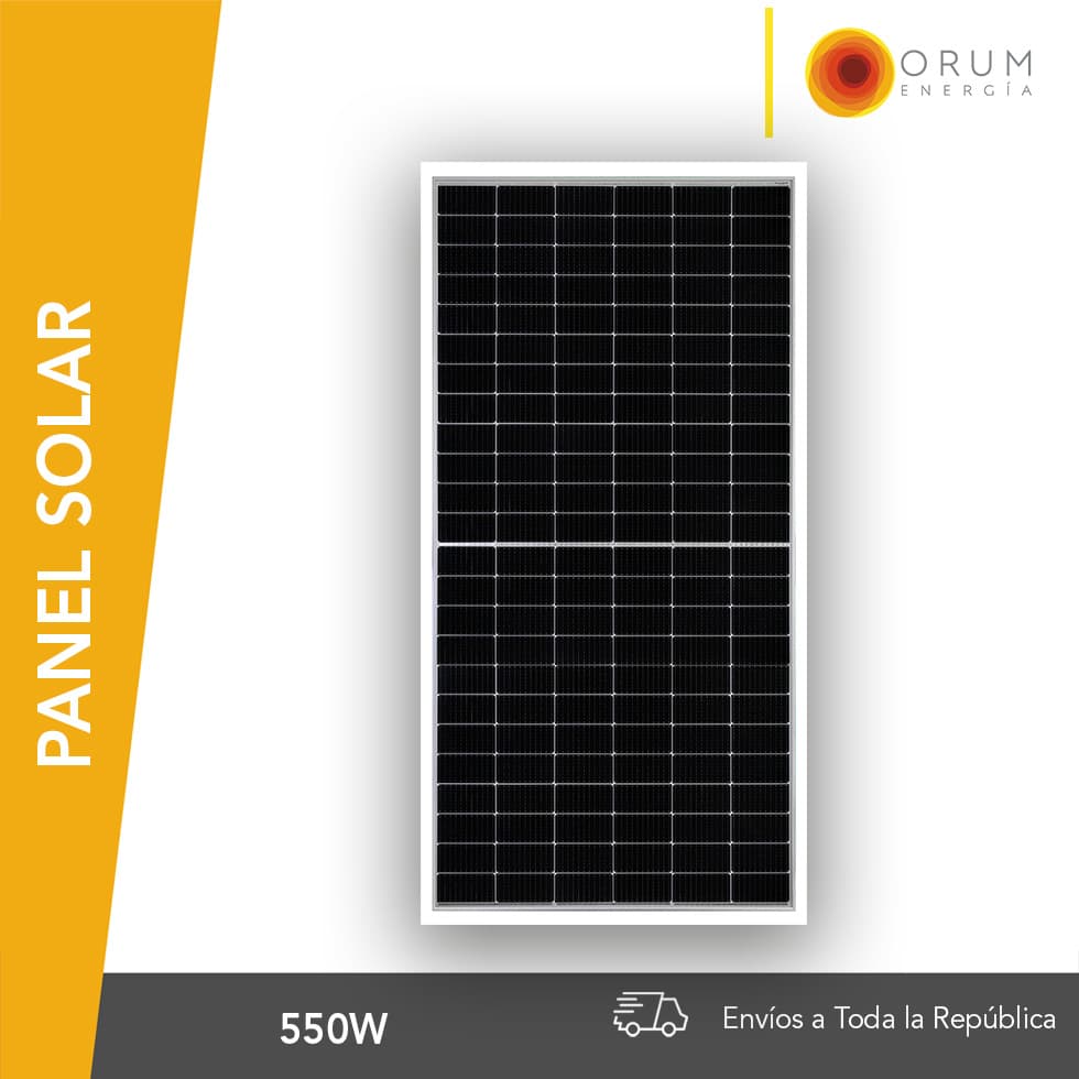 Panel Solar Monocristalino de 550w Half Cell