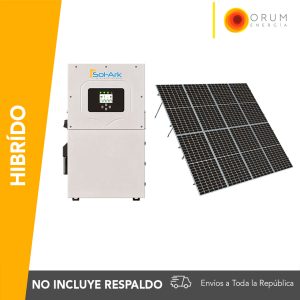 KIT DE PANELES SOLARES HÍBRIDO SIN RESPALDO