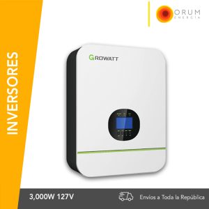 Inversor Autónomo de 3000w Growatt 48vcd 127v