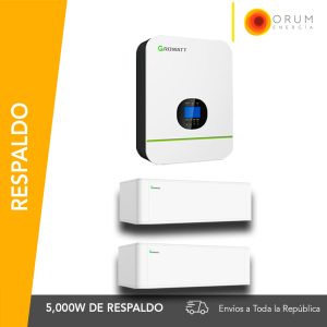 Kit Solar De Respaldo sin Paneles Solares 5000w Batería de Litio